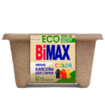 Капсулы для стирки BiMAX Color 12 шт в эко упаковке